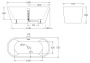 Ванна акриловая отдельностоящая BelBagno BB71-BIANCO