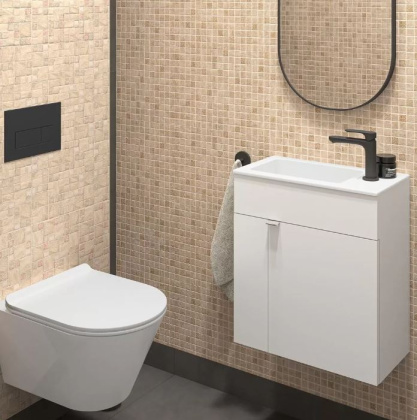 Плинтус Про Чементо антрацит матовый 60x9,5x0,9