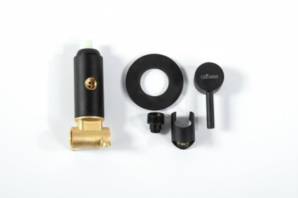 CZR-DA1-01 Смеситель для душа со штуцером с держателем, исполнение хром