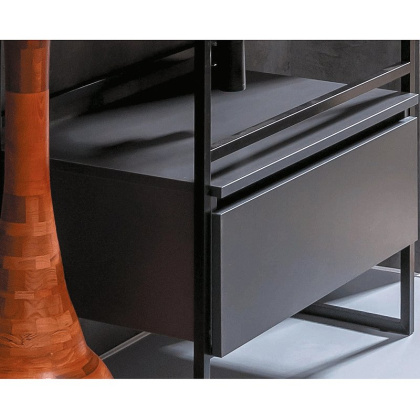 Ящик под консоль LOFT 80 Антрацит, 1 полка 894-080-A Boheme