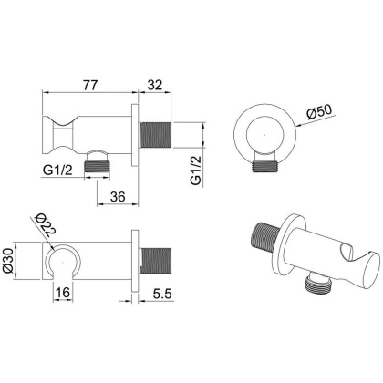Душевой гарнитур Allen Brau Priority 5.31019-BN никель браш Душевой гарнитур Allen Brau Priority 5.31019-BN никель браш