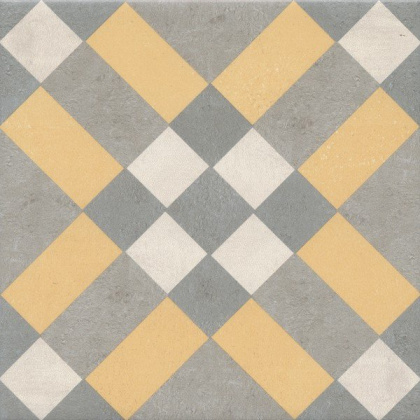 Декор VT\A464\5009 Эрмитаж 5 желтый/оранжевый/серый 20см*20см*6,9мм (1уп/10шт)матовый, шт