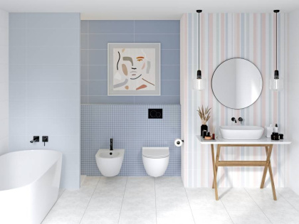 Плитка Meissen Keramik Trendy линии многоцветный 25x75 TYU452