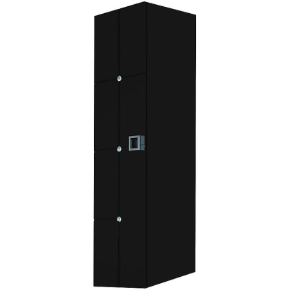 Пенал Piazza черный+хром без ножек_Комплект 844-BCR Boheme Пенал Piazza черный+хром без ножек_Комплект 844-BCR Boheme