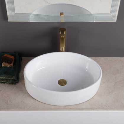 Раковина керамическая накладная, овальная BB1049 Раковина керамическая накладная, овальная BB1049