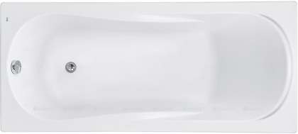 Uno акриловая ванна прямоугольная  160х75 белая