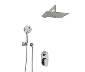 A14031 Встраиваемый комплект для душа с верхней душевой насадкой и лейкой Wasserkraft A14031 Встраиваемый комплект для душа с верхней душевой насадкой и лейкой Wasserkraft