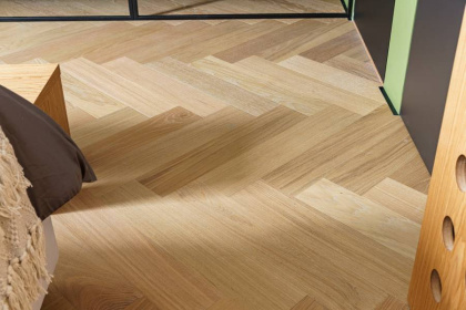 Кварцевый паркет Quartz Parquet Английская Ёлка Дуб Лимба, 33-405 