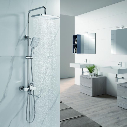 Душевая стойка со смесителем Shevanik S61 S6136 Душевая стойка со смесителем Shevanik S61 S6136