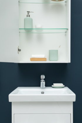 Мебель для ванной Aquanet Августа 50 (Moduo Slim) белый Мебель для ванной Aquanet Августа 50 (Moduo Slim) белый