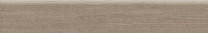 Плинтус Альберони коричневый светлый матовый обрезной 60x9,5x0,9
