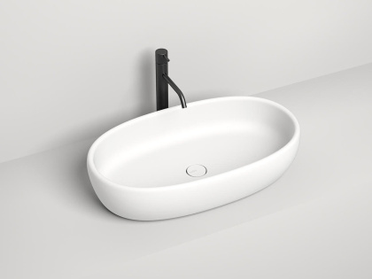 Раковина Salini S-Stone Luce 70 см 110721MRH, матовая Раковина Salini S-Stone Luce 70 см 110721MRH, матовая