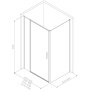 Душевой уголок Allen Brau Priority 140x90 3.31035.BA + 3.31044.BA серебро браш Душевой уголок Allen Brau Priority 140x90 3.31035.BA + 3.31044.BA серебро браш