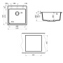 Мойка кухонная Point Арбель 51 PN3001W, белый Мойка кухонная Point Арбель 51 PN3001W, белый