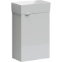 Тумба подвесная SANCOS Mini 355х205х500, с распашной дверцей, внутри 1 полка, белый глянец , арт.MN35WR