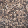 Мозаика натуральный мрамор DARK EMPERADOR MATT 20x20, Classic