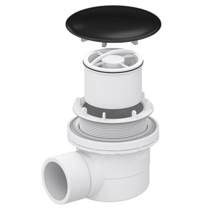Сифон для душевых поддонов RGW Velplex QYD-06 Черный, RGW 18241106-04 Сифон для душевых поддонов RGW Velplex QYD-06 Черный, RGW 18241106-04