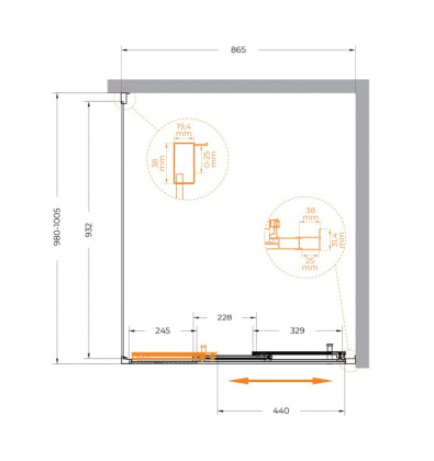 Душевой уголок CEZARES MOLVENO-AHF-31 Душевой уголок CEZARES MOLVENO-AHF-31