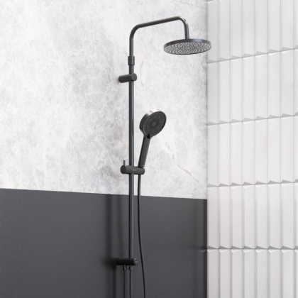 947000300 Apollo душ.система: верхн. душ 235 мм, ручн душ 3 ф-ции 125*215 мм, душ.штанга 1050-1450