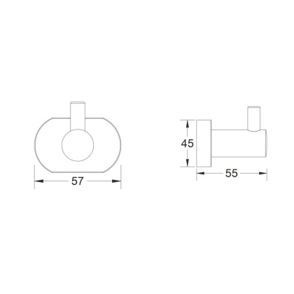 Крючок, SG5111H Shevanik, Черный Крючок, SG5111H Shevanik, Черный