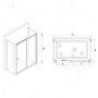 Душевой уголок RGW CL-45 P (CL-12 + 2Z-12) 040945510-11P 150x100x185 Душевой уголок RGW CL-45 P (CL-12 + 2Z-12) 040945510-11P 150x100x185