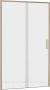 Душевая дверь Aquanet Pleasure Evo, 120 AE65-N120-GBT, профиль золото-никель браш, прозрачное стекло