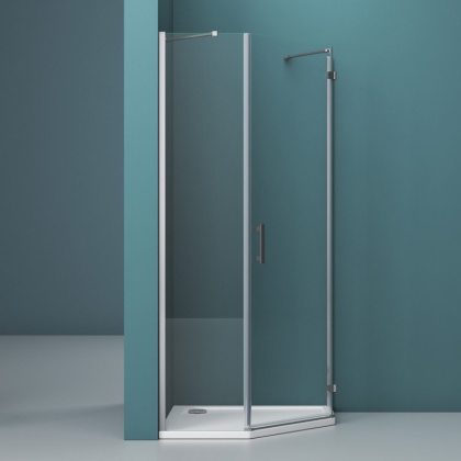 Душевой уголок BelBagno KRAFT-P-1-80-C-Cr-R Душевой уголок BelBagno KRAFT-P-1-80-C-Cr-R