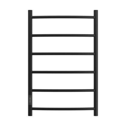 Полотенцесушитель электрический Point Афина PN04758B П6 500x800 диммер слева, черный