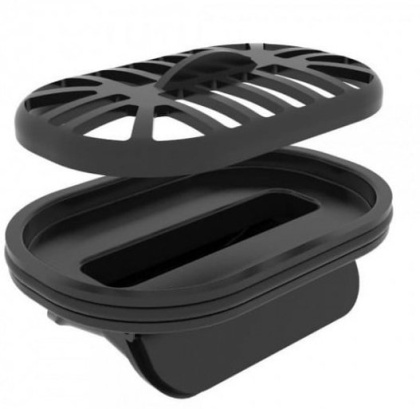 40007821BG Душевой поддон Confluo Board UNI 900 Frameless Line Black Glass 550 Исполнение: глянцевое черное стекло 