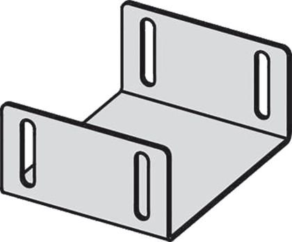 Перемычка для дренажных желобов 75 мм, оцинкованная сталь