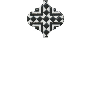 Декор OS\A25\65000 Арабески глянцевый орнамент 6.5*6.5*7 (уп\26шт), шт