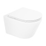 BB8001CHR/SC/BB002-80/BB014-SR-BIANCO Унитаз подвесной с сиденьем BelBagno TRE + Система инсталляции для унитазов с кнопкой смыва BB014-SR-BIANCO Исполнение: Белый 