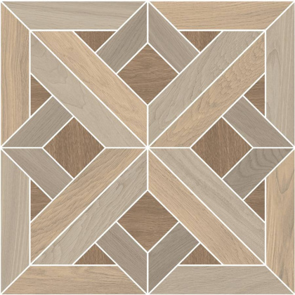 Декор ID132 Монтиони бежевый матовый 60см*60см*9мм (1уп/17шт/)наборный, шт