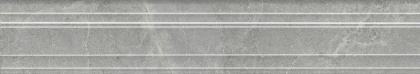Бордюр Багет Риальто дымчатый глянцевый обрезной 40x7,3x2,7 Бордюр Багет Риальто дымчатый глянцевый обрезной 40x7,3x2,7