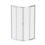 W88G-205-090MT64 X-Joy Twin Slide,  Душевое ограждение без  поддона, 90x90, профиль мат Хром W88G-205-090MT64 X-Joy Twin Slide,  Душевое ограждение без  поддона, 90x90, профиль мат Хром