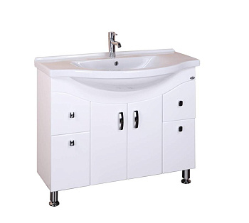 Тумба Onika Эльбрус 90 напольная, белая (ум. Эльбрус 90)