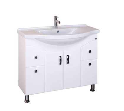 Тумба Onika Эльбрус 90 напольная, белая (ум. Эльбрус 90)