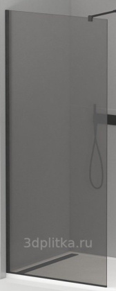 LIBERTA-100-GR Стекло для перегородки Liberta, графит, 1000х1950 мм