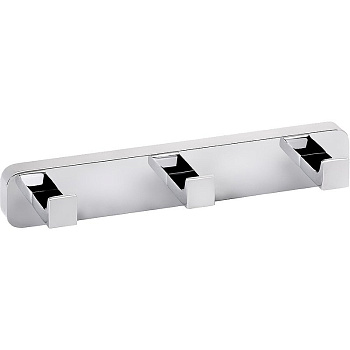 Вешалка для полотенец Bemeta Via 135006242 Хром,  с 3 крючками