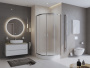 Душевой уголок BelBagno UNO-195-R-2-90-P-Cr Душевой уголок BelBagno UNO-195-R-2-90-P-Cr