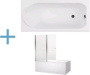 Акриловая ванна Aquanet Nord 150x70 (+ шторка Aquanet Alfa 4 NF6222-pivot)