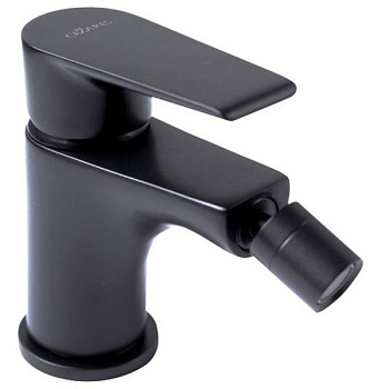 NAUTIC-BS1-NOP Смеситель для биде однорычажный, с донным клапаном, исполнение черный матовый