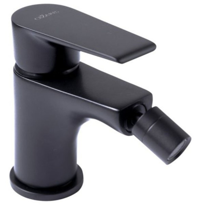 NAUTIC-BS1-NOP Смеситель для биде однорычажный, с донным клапаном, исполнение черный матовый