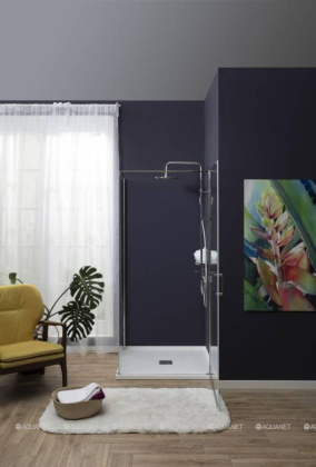 Душевая дверь Aquanet Cinetic AE12-N-90H190U-CT 900, прозрачное стекло