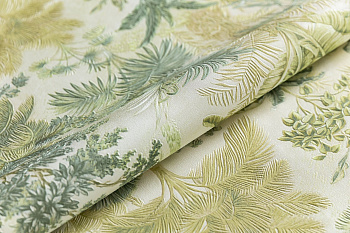 Обои виниловые Оазис мотив, зелёный Обои виниловые Оазис мотив, зелёный