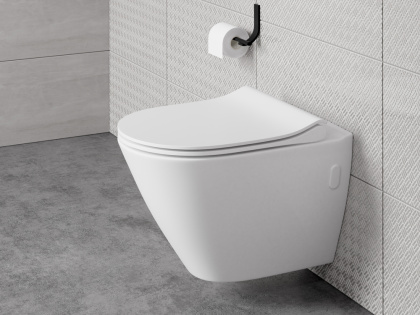 Подвесной унитаз CITY OVAL Clean On DPL EO slim Подвесной унитаз CITY OVAL Clean On DPL EO slim