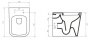 Чаша приставного унитаза BelBagno ALBANO BB120CBR Чаша приставного унитаза BelBagno ALBANO BB120CBR