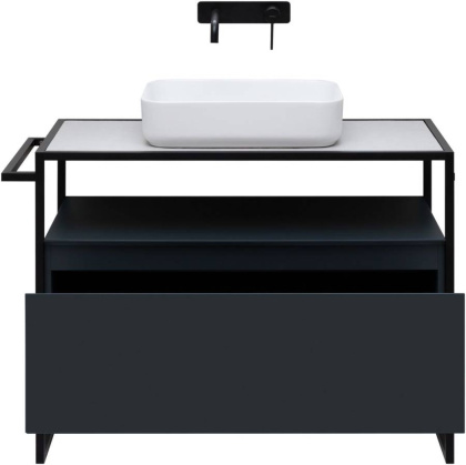 Тумба под раковину Allen Brau Priority 100 1.31003.AM антрацит матовый Тумба под раковину Allen Brau Priority 100 1.31003.AM антрацит матовый