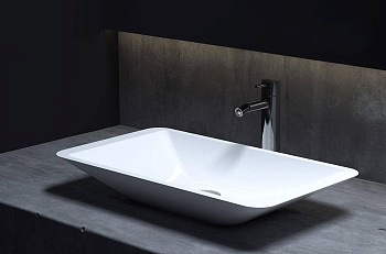 Раковина Salini CALLISTA 107 1101107GRF S-Sense покраска по RAL полностью, накладная, глянцевая