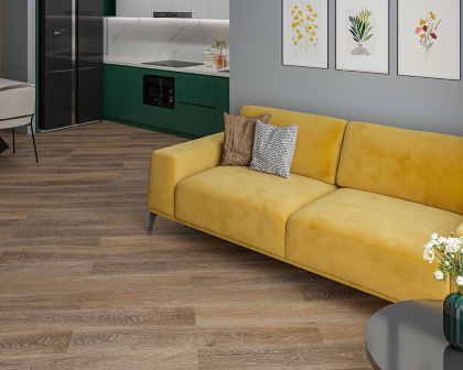 Виниловый ламинат Alta Step Excelente 6614 Дуб базальтовый SPC6614